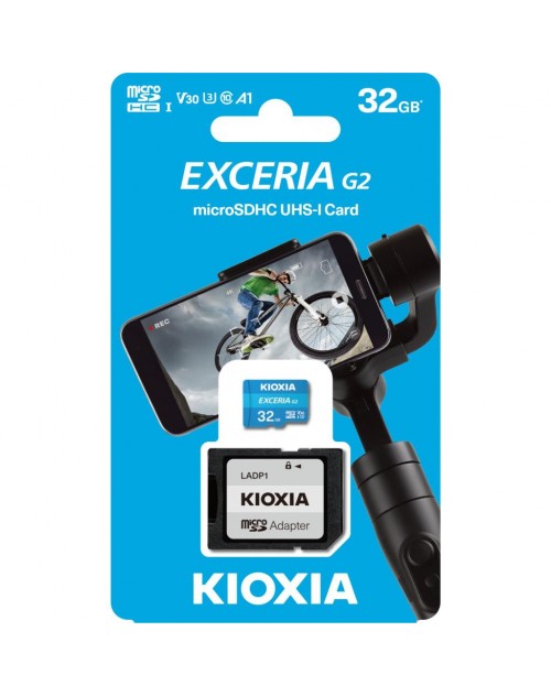 32GB MICRO SDHC G2 4K 100MB/s KIOXIA LMEX2L032GG2