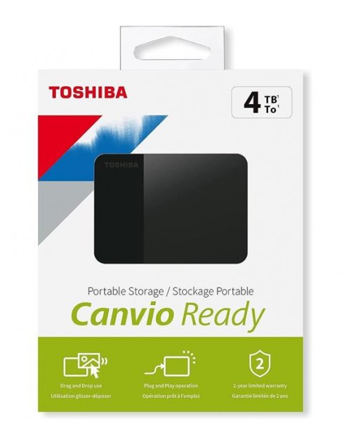 4TB CANVIO READY 2.5&quot; USB3.2 TOSHIBA HDTP340EK3CA