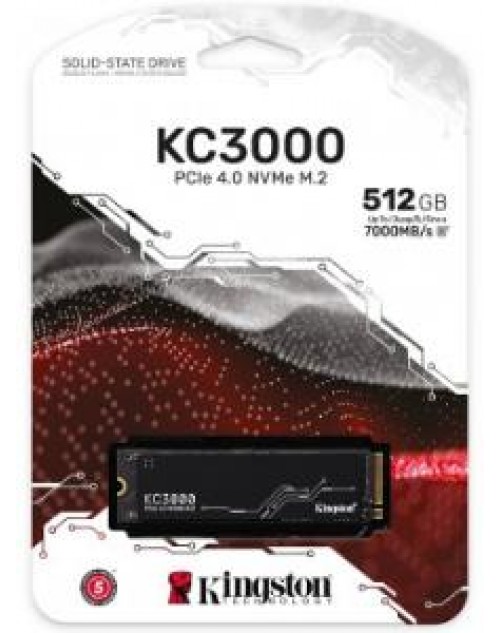 512GB KINGSTON KC3000 M.2 NVMe PCIe 4.0 SKC3000S/512G 7000/3900MB/s