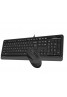 A4 TECH F1010 Q USB GRİ TR MM KLAVYE+OPTİK MOUSE