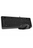 A4 TECH F1010 Q USB GRİ TR MM KLAVYE+OPTİK MOUSE