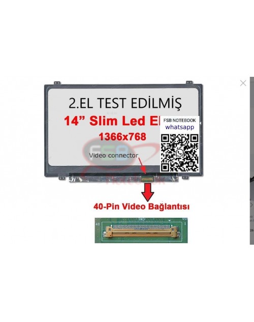 Asus S46CM Notebook Lcd Ekran (14.0" Slim Led )