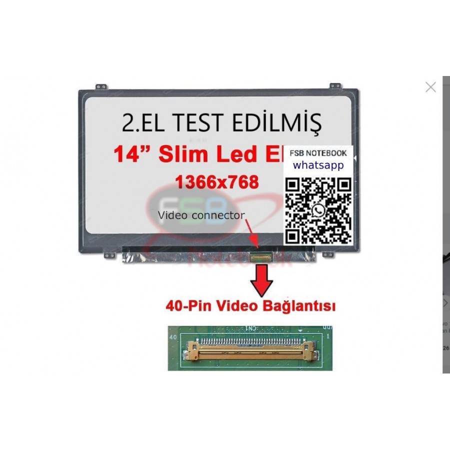  LTN140AT32 Notebook Lcd Ekran (14.0" Slim Led )
