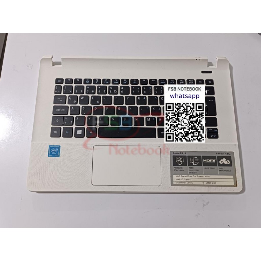ACER ASPİRE ES 13 ES1-331  KLAVYE KASA TOUCHPAD KASA  KLAVYELİ  ACER ASPİRE ES 13 ES1-331  KLAVYE KASA TOUCHPAD KASA  KLAVYELİ