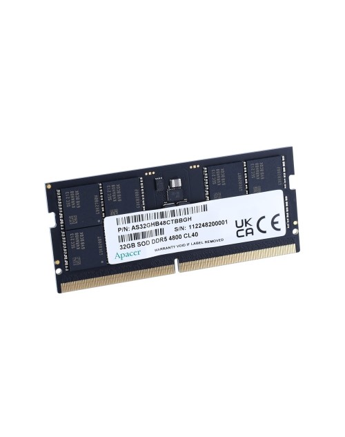 Apacer 16 GB 1x16GB 4800Mhz SODIMM CL40 DDR5 Notebook Ram (FS.16G2A.PTH)