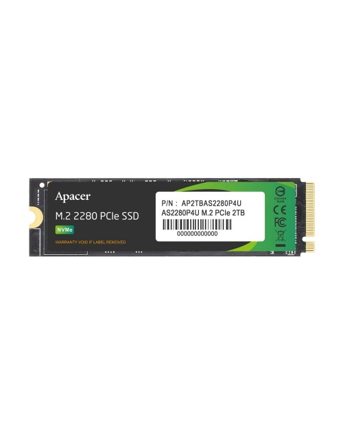 Apacer 512GB 3500/3000 MB/s M.2 PCIe Gen3 SSD Disk (AS2280P4U)