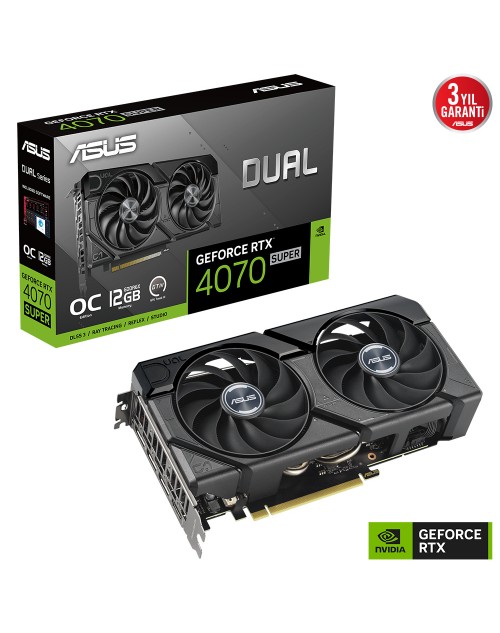 ASUS DUAL-RTX4070S-O12G-EVO GDDR6X 12GB HDMI DP 192Bit