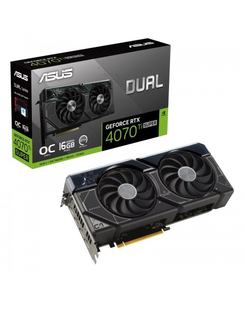 ASUS DUAL-RTX4070TIS-O16G GDDR6X 256BIT DX12