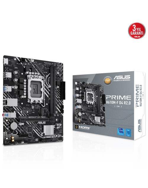 ASUS PRIME H610M-F D4 R2.0-CSM DDR4 3200MHZ MATX