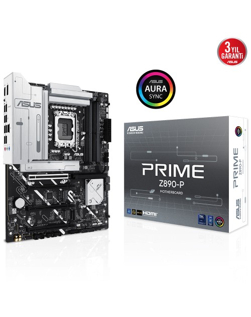 ASUS PRIME Z890-P DDR5 4XM2 USB3.2 RGB LAN ATX