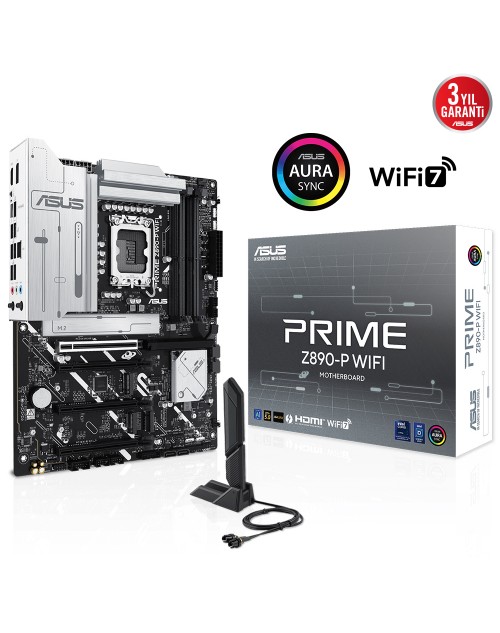 ASUS PRIME Z890-P WIFI DDR5 4XM2 USB3.2 RGB LAN ATX