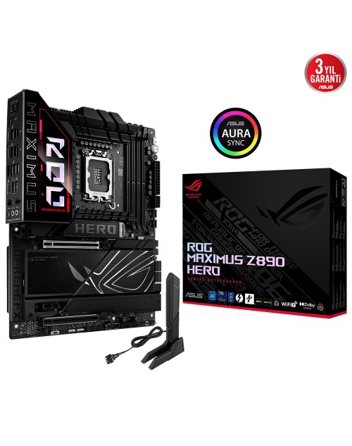 ASUS ROG MAXIMUS Z890 HERO DDR5 6XM2 USB3.2 WIFI7 RGB LAN ATX