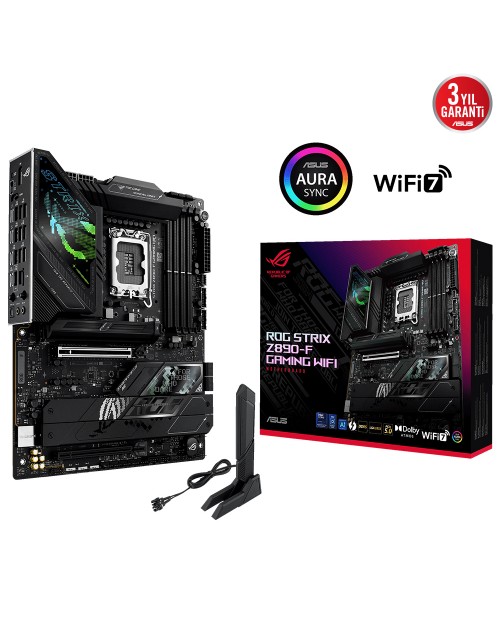 ASUS ROG STRIX Z890-F GAMING WIFI DDR5 5XM2 USB3.2 RGB LAN ATX