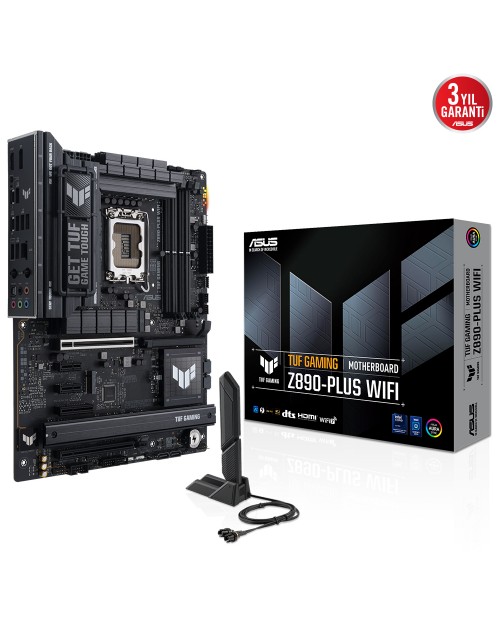 ASUS TUF GAMING Z890-PLUS WIFI DDR5 4XM2 USB3.2 RGB LAN ATX