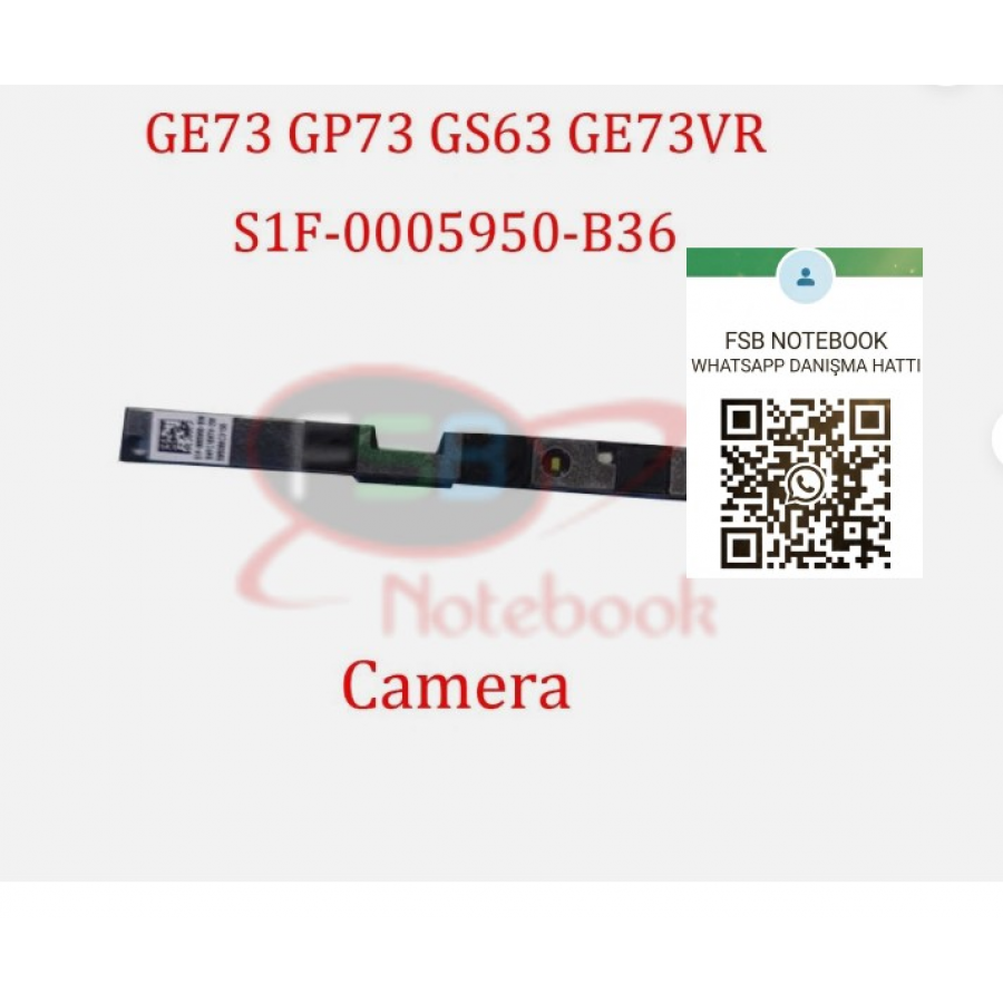 MSI GE73 GE73VR GL73 GP73 GS63 S1F-0005950-B36 S1F0005950B36 KAMERA