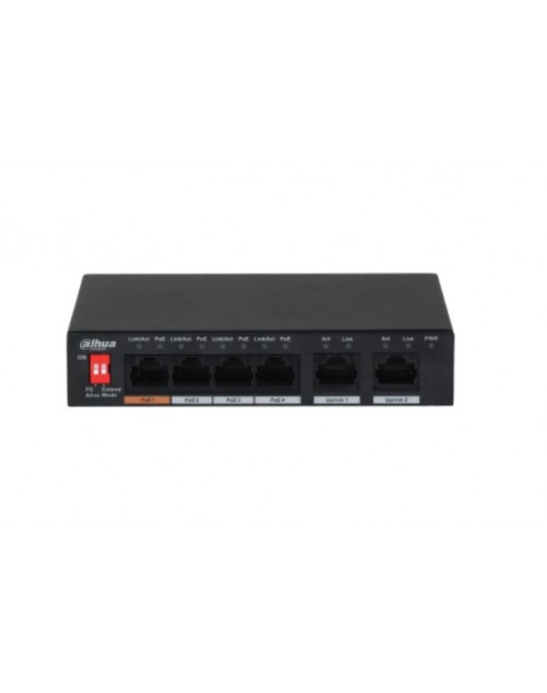 DAHUA PFS3006-4GT-60 6 PORT 4XGE-2XGE 60W POE SWİTCH