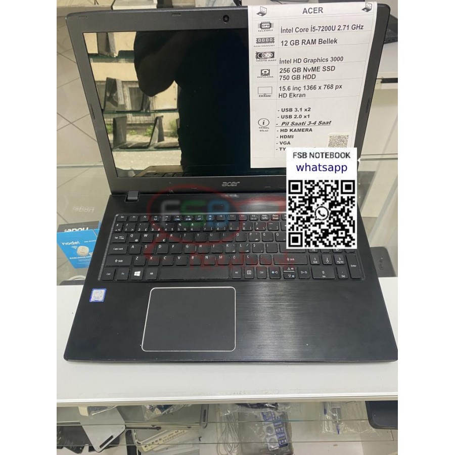 Acer Aspire E5-576 i5 7. Nesil 2. el Laptop