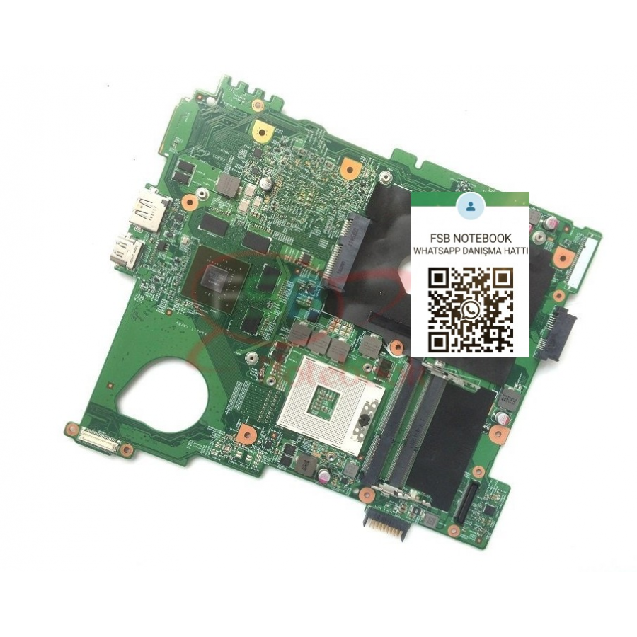 Dell Insprion N5110 Geforce GT520M Ekran Kartlı Notebook Anakart 48.4IE07.011