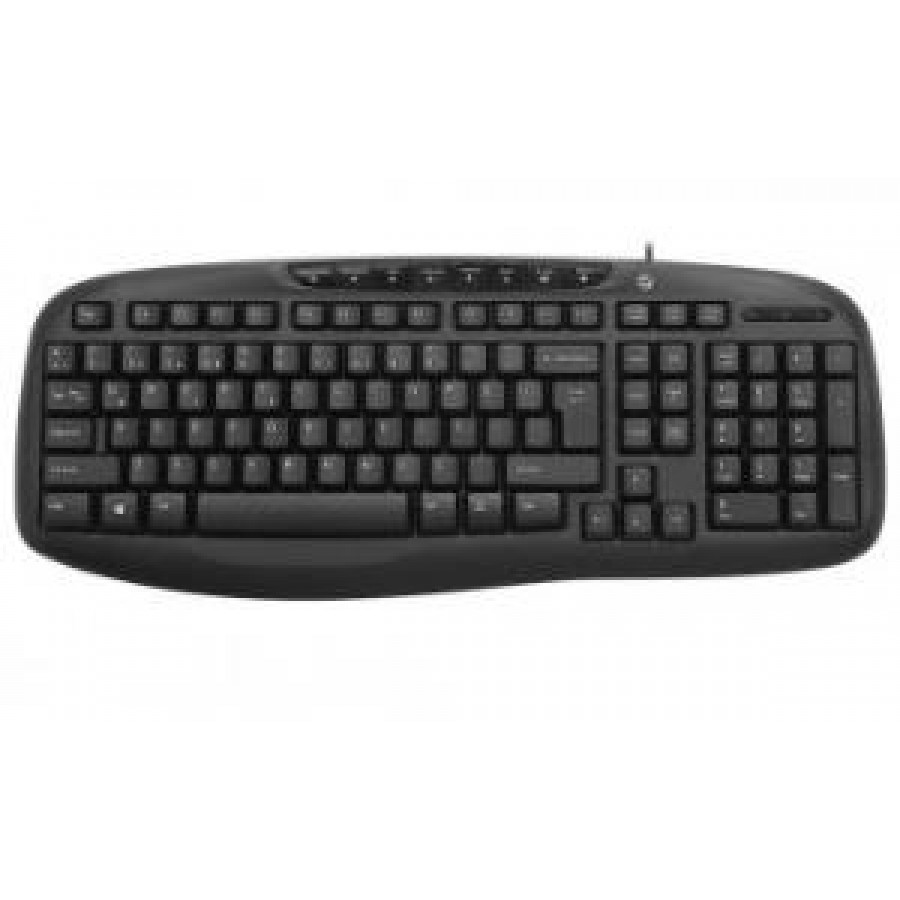 FRISBY FK-4820QU MULTIMEDYA Q KLAVYE USB KABLOLU SİYAH