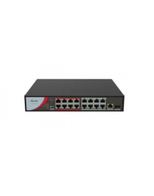 HILOOK NS-0318P-130(B) 16XFE+1xGE+1xGE/SFP YONETİLEMEZ 130W POE SWİTCH