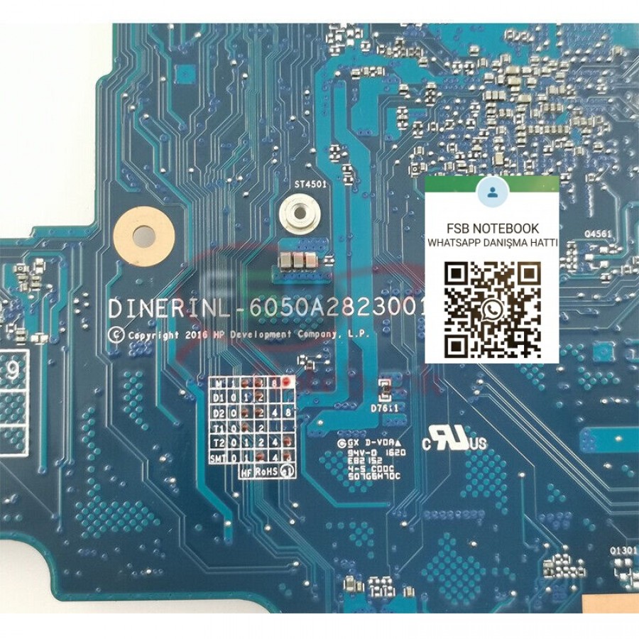 HP 14-AM N3060 CPU Anakart