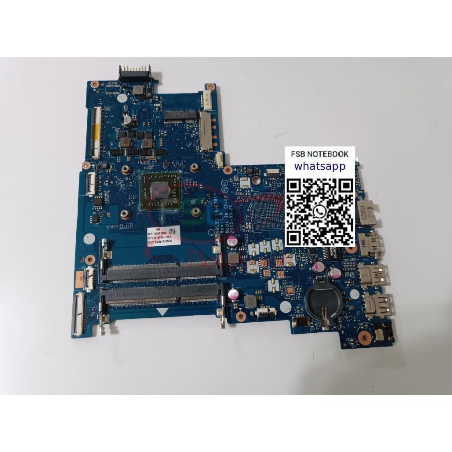 HP 15-AF AMD LA-C781P CR2032 ANAKART ABL51