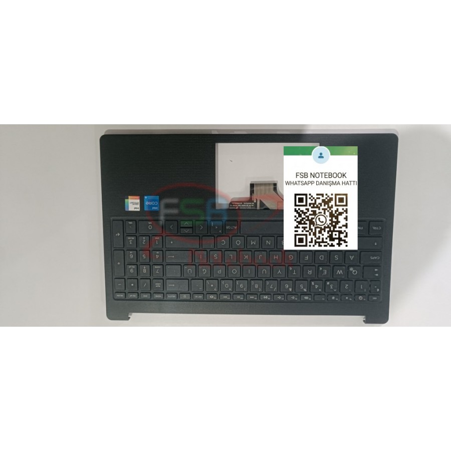 Hp 250 G10 255 G10 15-FC 15-FD 15-TFD 15Z-FC 15-FC0003NT TPN-Q287 Orijinal Üst Kasa Klavye Kasa EA0PD008030