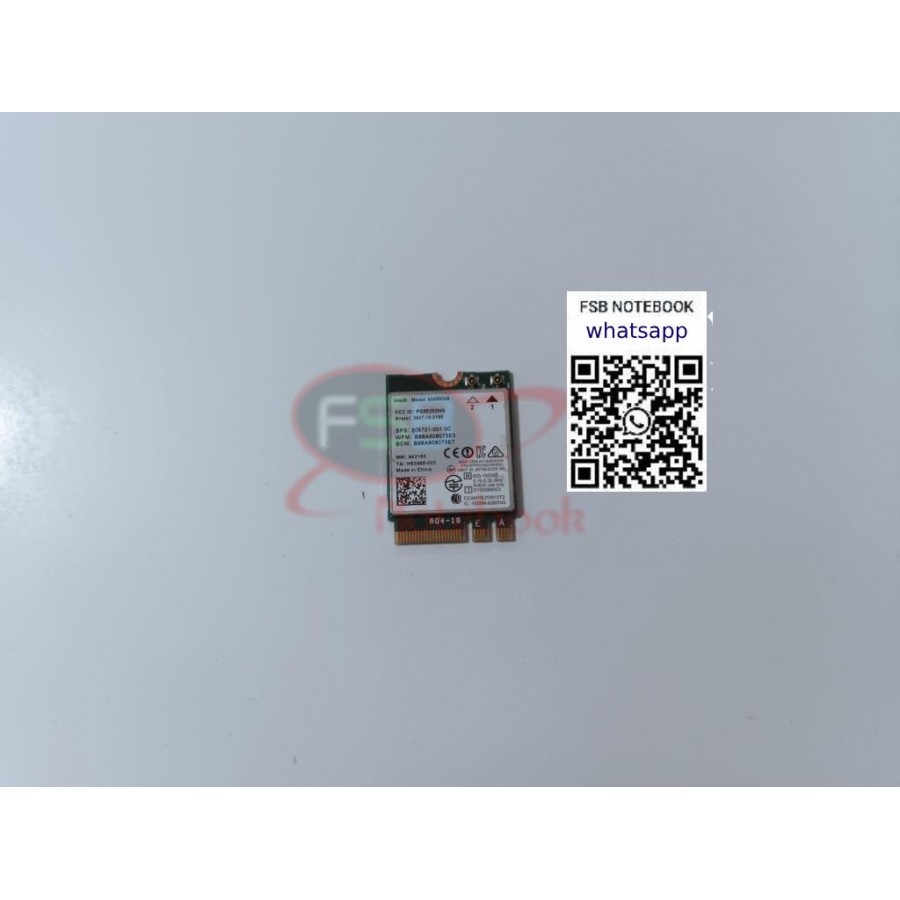 HP ELİTEBOOK 1040 G3 Notebook Wireless Wifi Bağlantı Lan Kartı HP ELİTEBOOK 1040 G3 Notebook Wireless Wifi Bağlantı Lan Kartı