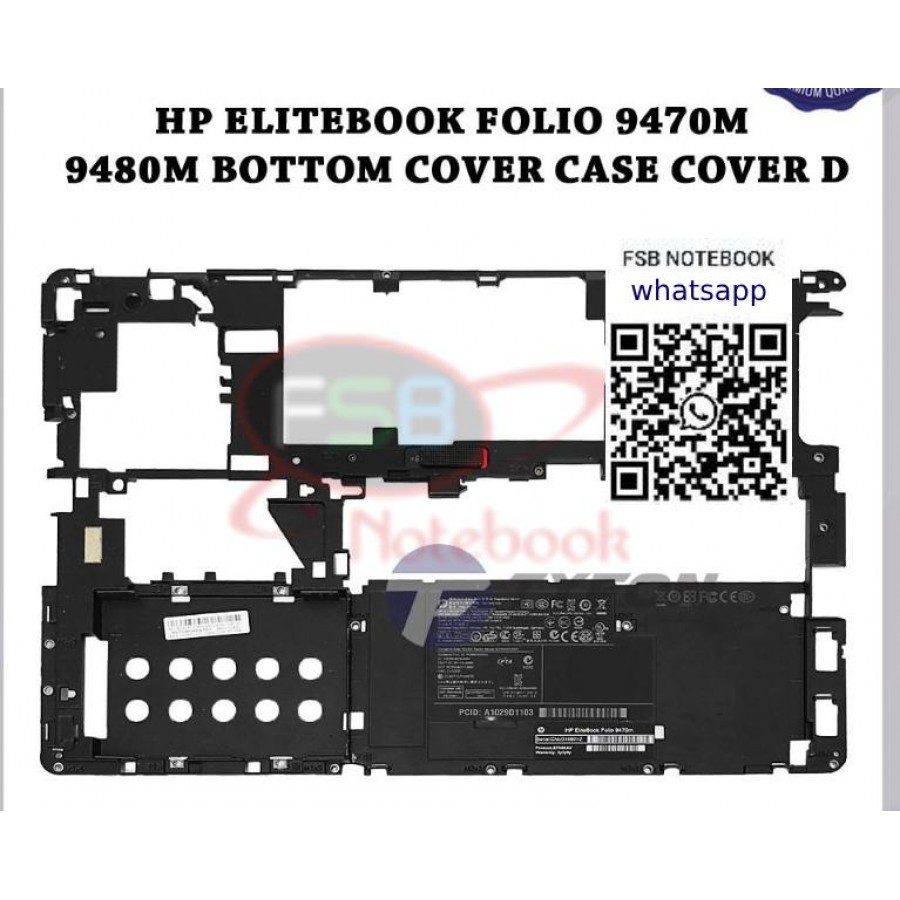 HP EliteBook Folio 9470M 9480M ALT KASA Cover D 702863-001 6070B0669701