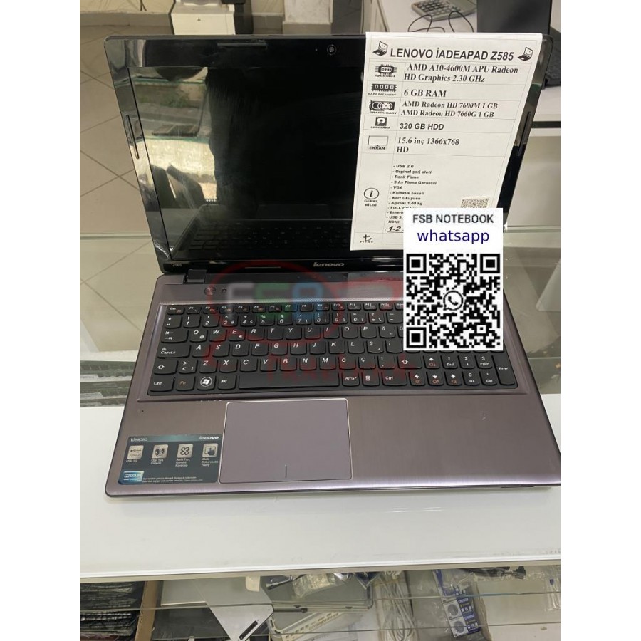 Lenovo İdepad Z585 2. el Notebook