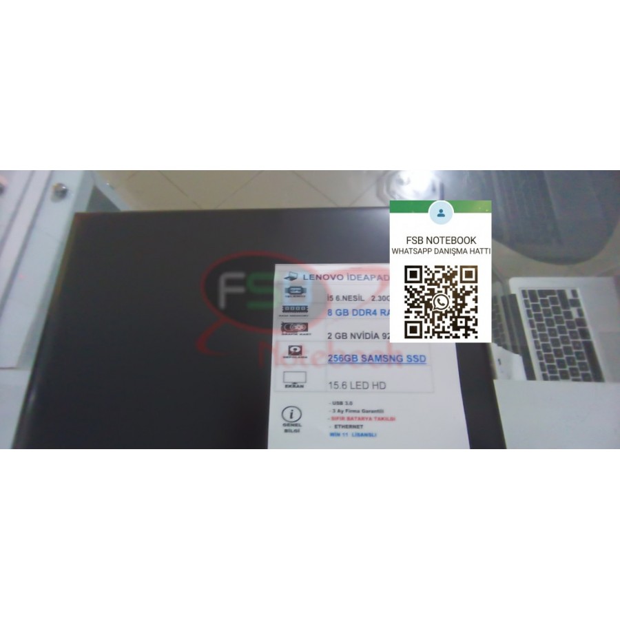 LENOVO İDEAPAD 310 İ5 6.NESİL 8 GB RAM 2 GB EKRAN KARTI 256 SSD
