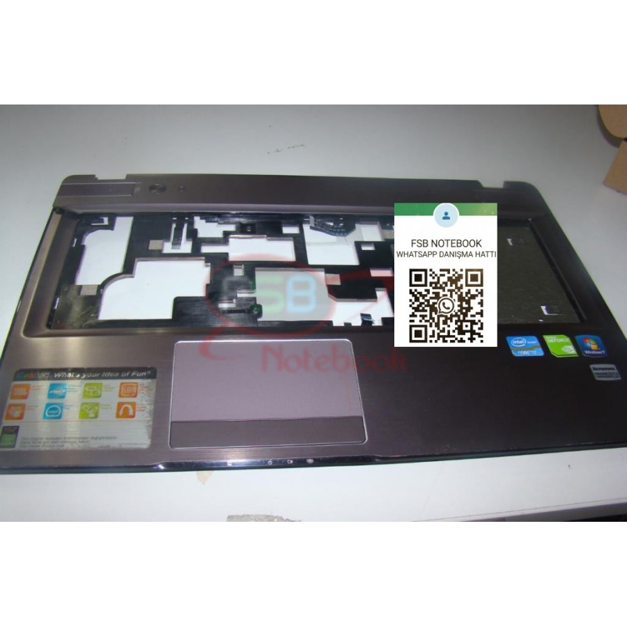 Lenovo Ideapad Y570 y570a y570d y570m y570n y570nt y570p 20091 Fa0hb000700 Palmrest  Üst Kasa Top Case Klavye Kasası 