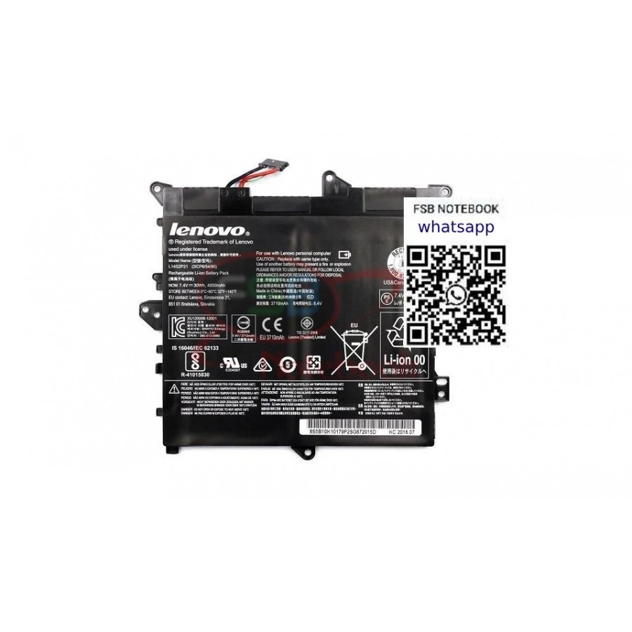 flex 3-1130  7.4V 30Wh 4050mAh Notebook Batarya Laptop Pil