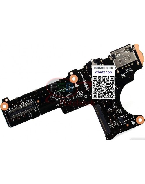 Lenovo Orijinal Yoga 2 Pro Notebook Audio Jack Ses Açma Kapama USB Port Board