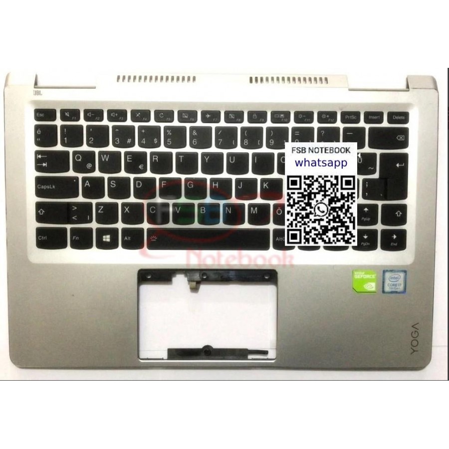 Lenovo Yoga 710-14IKB 80V4 Notebook Klavye Dahil Üst Kasa AM1JH000210