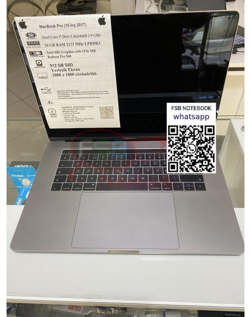 MacBook Pro 15'' A1707 2017 i7 2.9 GHz 16 GB RAM 500 GB SSD 2. el