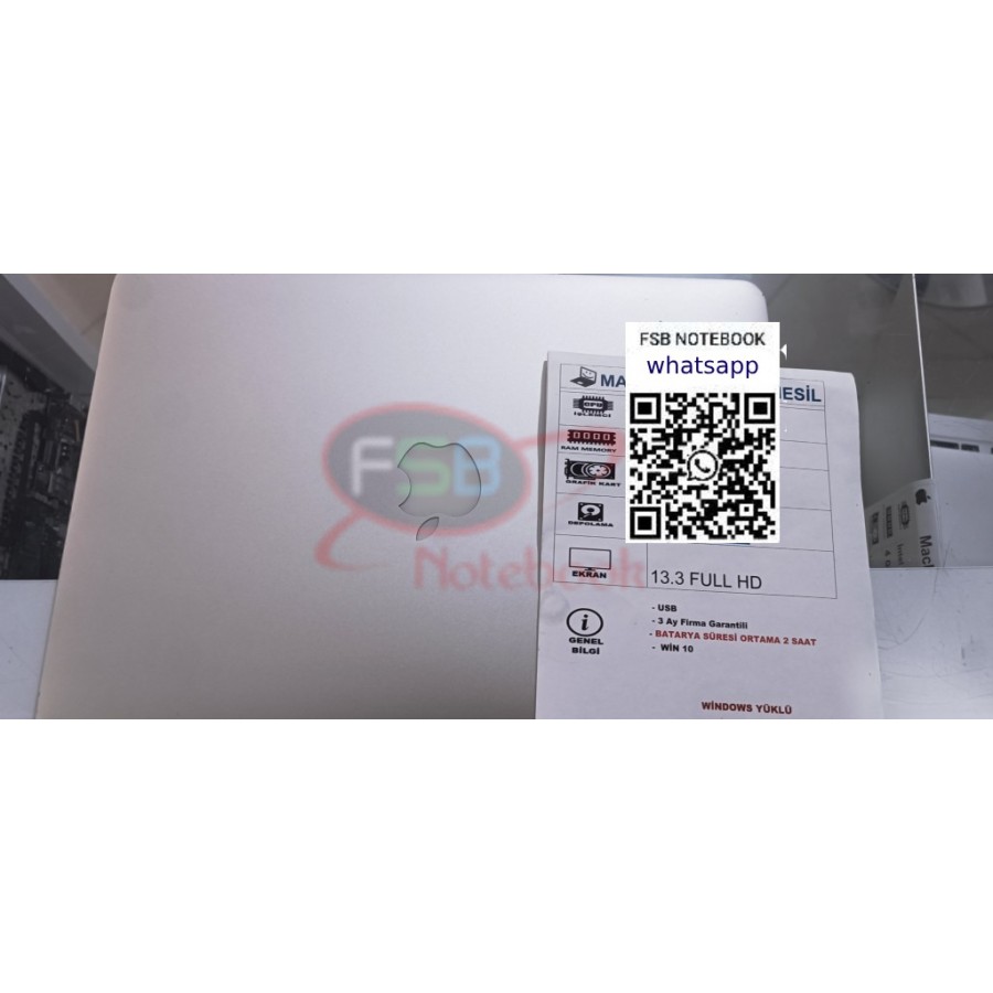 MacBook Air 13'' İ5 4 GB RAM 128 GB SSD  2.EL LAPTOP