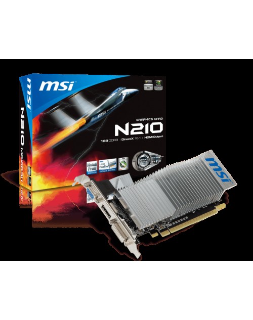 MSI N210-1GD3/LP 64Bit 1GB DDR3 VGA DVI HDMI 64B