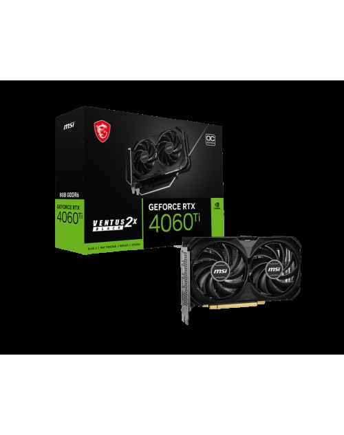 MSI RTX 4060 TI 8G VENTUS 2X BLACK E1 OC