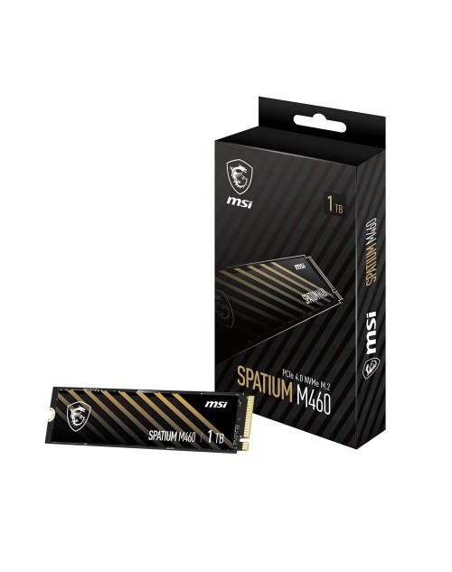 MSI SPATIUM M460 1TB PCIE 4.0 NVME M.2 SSD