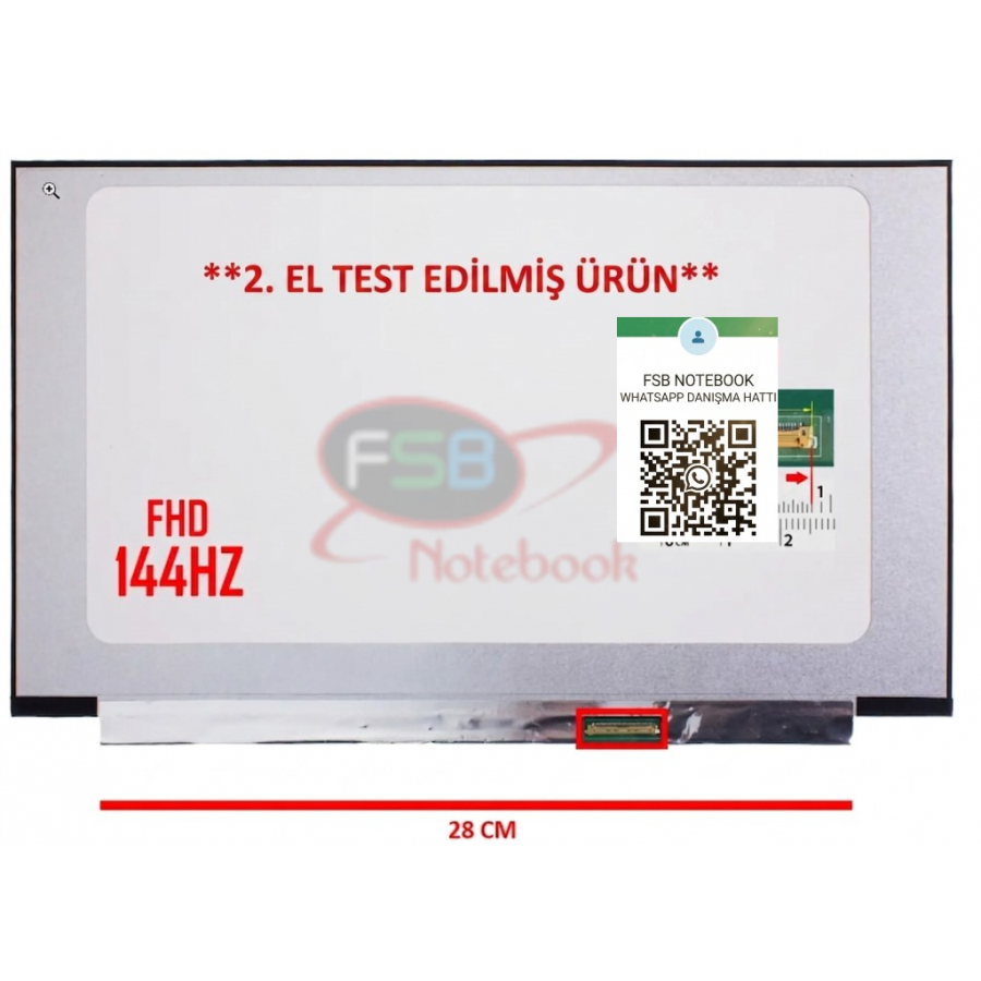 Hp 15-EK1007NT 4H0H5EA Notebook Lcd Ekran (15.6" Led-40 PİN Mat 144hz) Hp 15-EK1007NT 4H0H5EA Notebook Lcd Ekran (15.6" Led-40 PİN Mat 144hz)