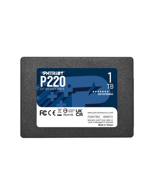 Patriot P220 1TB 550/500MB/s 2.5&quot; SATA3 SSD Disk (P220S1TB25)