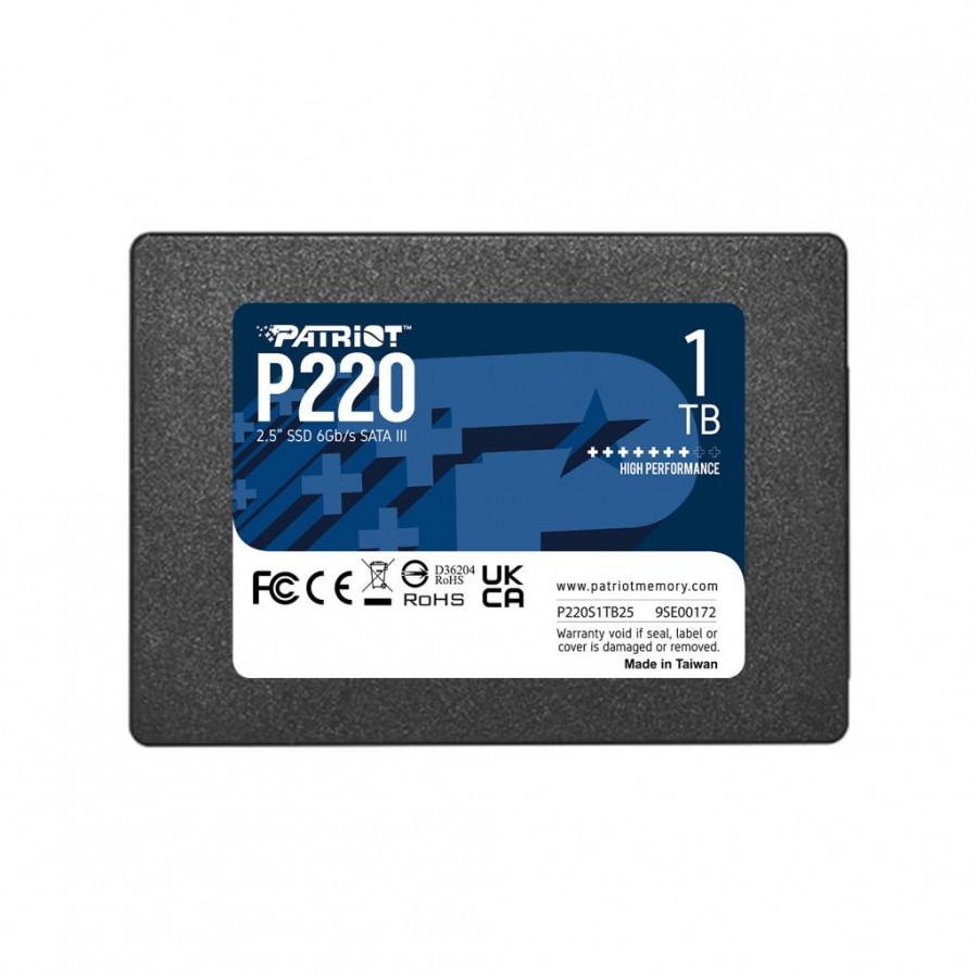 Patriot P220 1TB 550/500MB/s 2.5&quot; SATA3 SSD Disk (P220S1TB25)