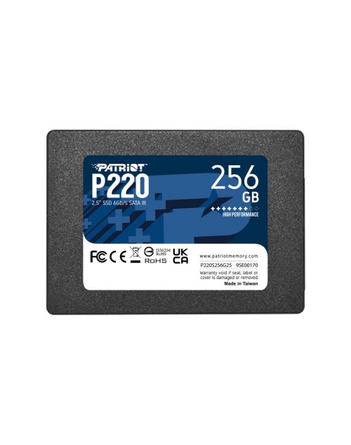 Patriot P220 256GB 550/490MB/s 2.5&quot; SATA3 SSD Disk (P220S256G25)