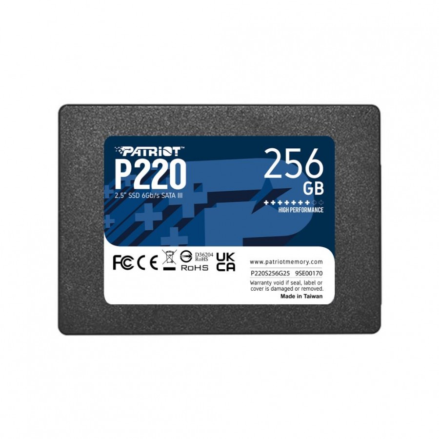 Patriot P220 256GB 550/490MB/s 2.5&quot; SATA3 SSD Disk (P220S256G25)