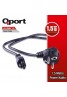 QPORT Q-POWY1.5 1.5 METRE PC POWER KABLOSU