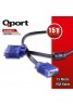 QPORT Q-VGA15 15 PİN VGA KABLO 15 MT