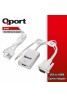 QPORT Q-VH VGA TO HDMI ÇEVİRİCİ + SES KABLOSU