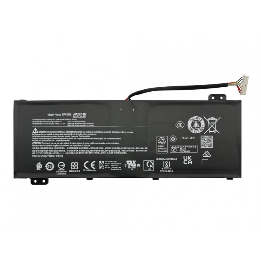 RETRO Acer AP21D8M Notebook Bataryası