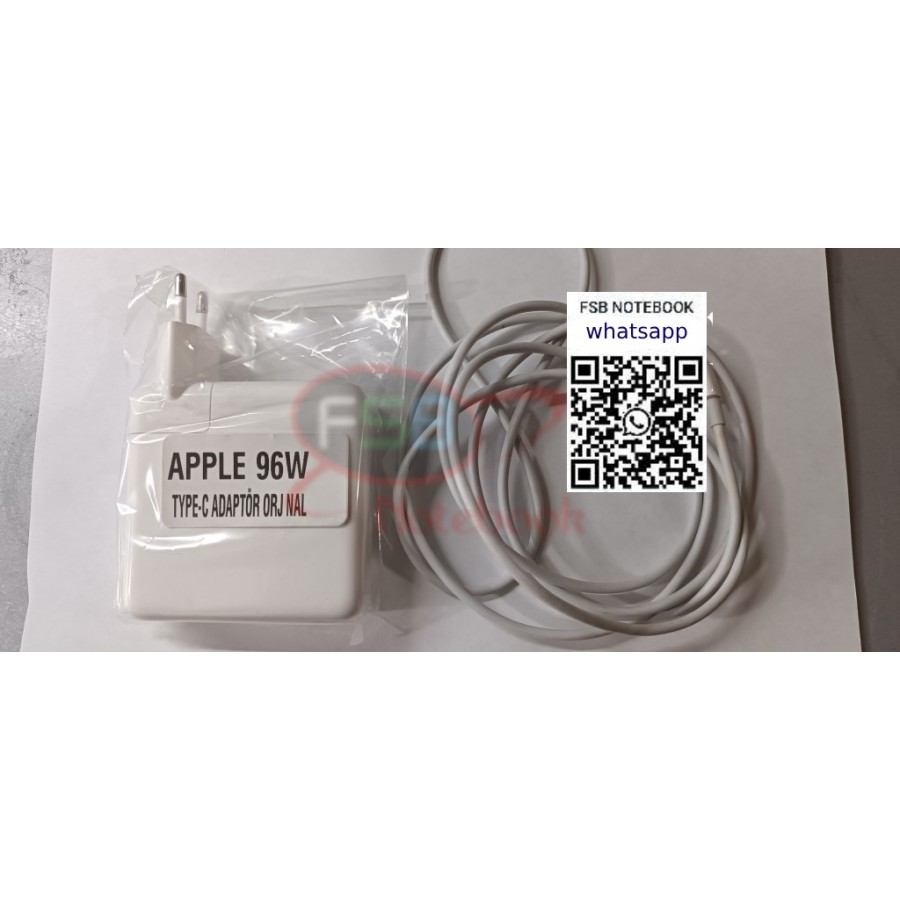  Apple MacBook 96W USB-C PD Adaptör ORJİNAL 2.EL KABLO İLE